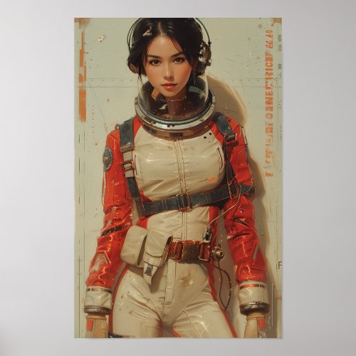 Vintage 1980s Japanese Sci-Fi AV Magazine Cover Po