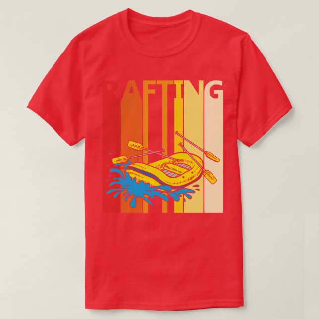 Vintage 1980s Rafting Gift  T-Shirt (Design Front)