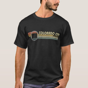 Vintage 1980s Style Colorado CITY, CO T-Shirt