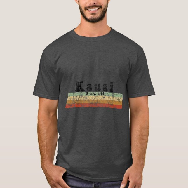 Vintage 1980s Style Kauai T-Shirt (Front)