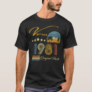 Vintage 1981 - 42nd Birthday 42 years old T-Shirt