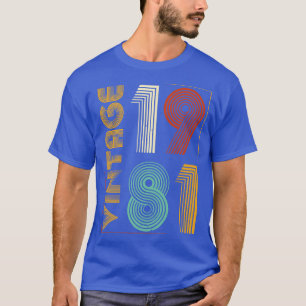 Vintage 1981 Birthday T-Shirt