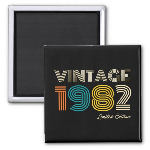 Vintage 1982 42nd Birthday Magnet