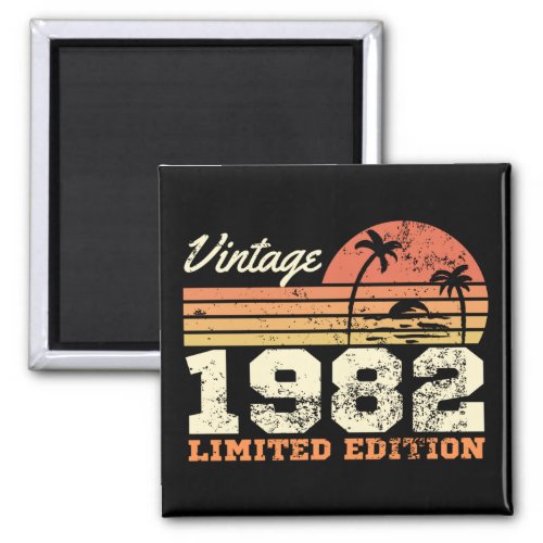 Vintage 1982 Limited Edition 42nd Birthday Magnet