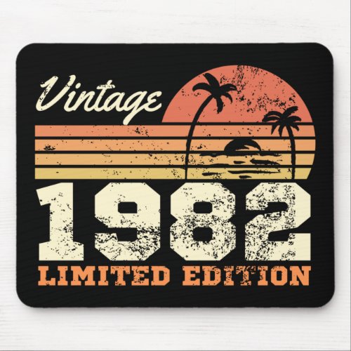 Vintage 1982 Limited Edition 42nd Birthday Mouse Pad