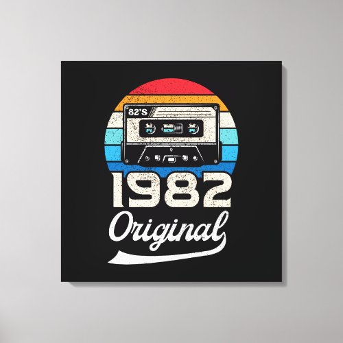 Vintage 1982 Original Parts Canvas Print