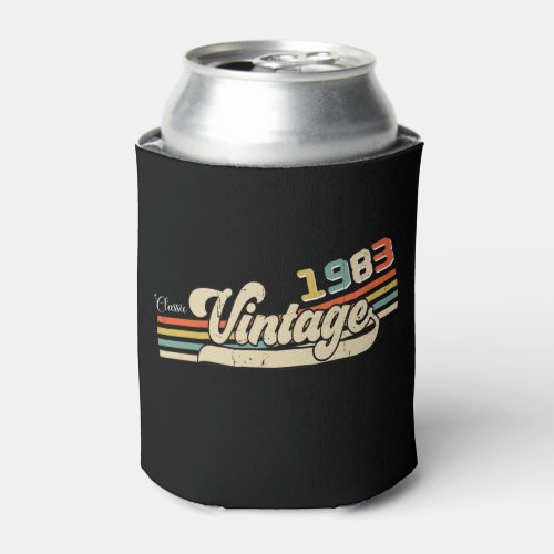 Vintage 1983 40th Birthday  Can Cooler