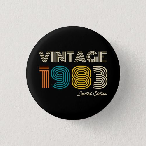 Vintage 1983 41st Birthday Button
