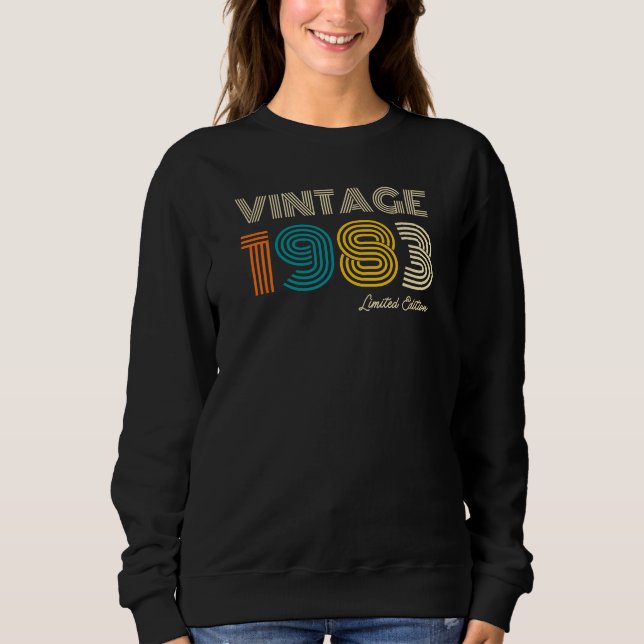 Vintage 1983 41st Birthday Sweatshirt (Front)