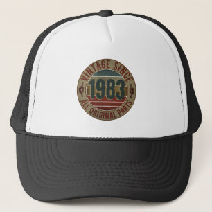 VINTAGE 1983 BIRTHDAY GIFT TRUCKER HAT
