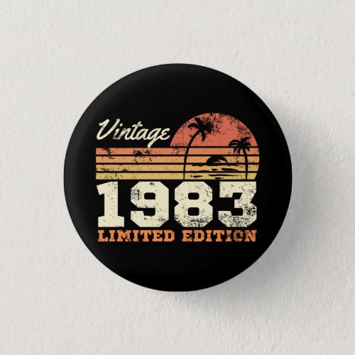 Vintage 1983 Limited Edition 41st Birthday Button