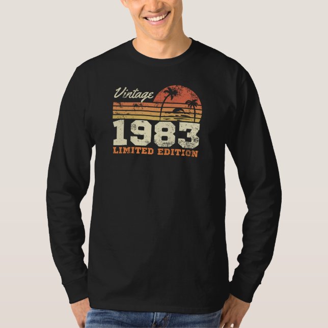Vintage 1983 Limited Edition 41st Birthday T-Shirt (Front)