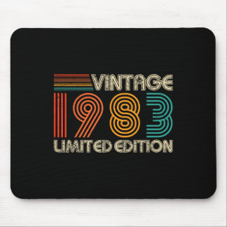 Vintage 1983 Limited Edition Clic 1983 Men Women V Mouse Pad