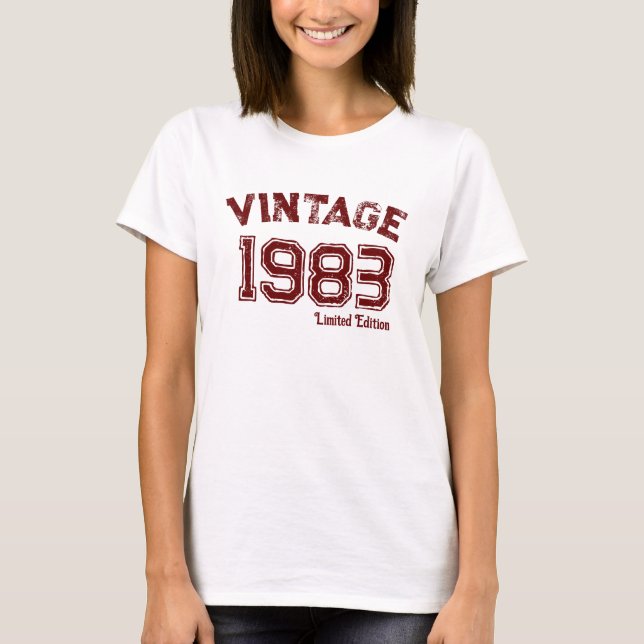 Vintage 1983 limited Edition T-Shirt (Front)