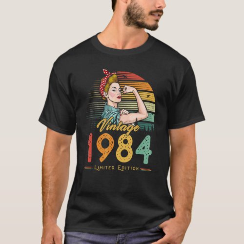 Vintage 1984  1984 38th Birthday 38 Years Old T_Shirt