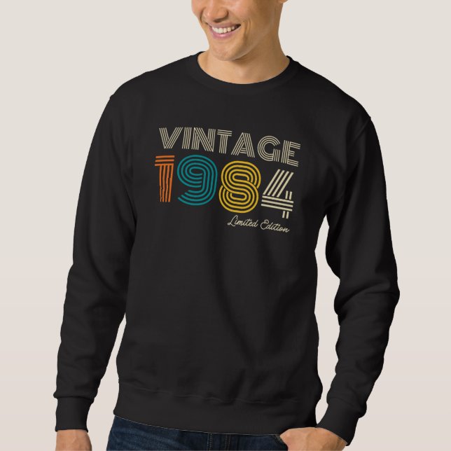 Vintage 1984 40th Birthday Sweatshirt (Front)