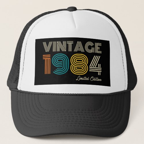 Vintage 1984 40th Birthday Trucker Hat