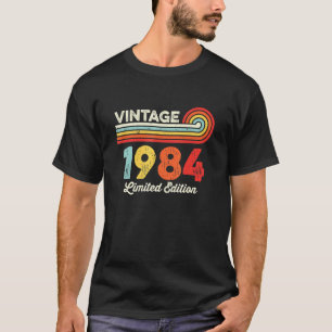 Vintage 1984 Birthday  Men Women Born In 1984 T-Shirt