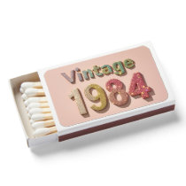 Vintage 1984 Matchbook: Glittering Memories Matchboxes