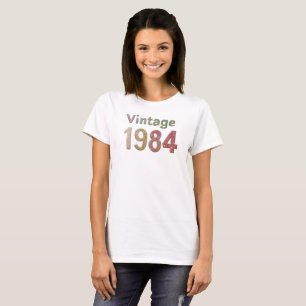 Vintage 1984 Sparkle Women's T-shirt: Glittering T-Shirt