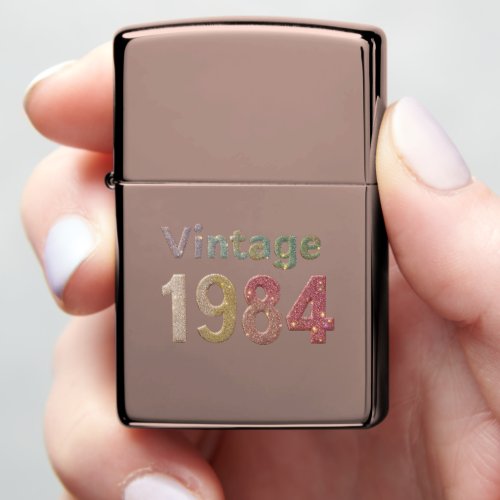 Vintage 1984 Zippo Lighter Glittering Memories Zippo Lighter