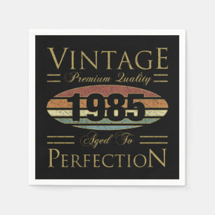Vintage 1985 40th Birthday Napkins