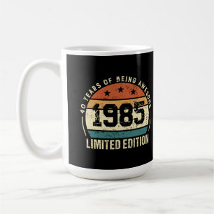 Vintage 1985 Retro 40th Birthday Anniversary Coffee Mug