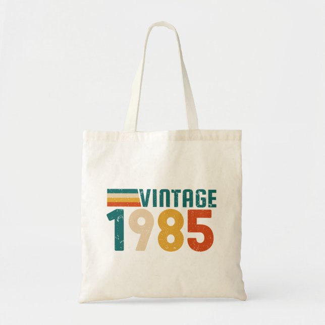 VINTAGE 1985 TOTE BAG (Front)
