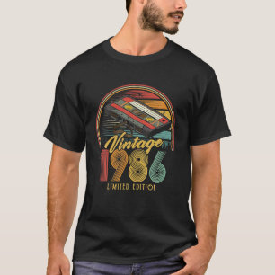 Vintage 1986 Retro Cassette 1986 36th Birthday 36 T-Shirt