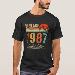 Vintage 1987 35th Birthday 35 Year Old T-Shirt