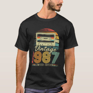 Vintage 1987 Retro Cassette 1987 39th Birthday 39 T-Shirt