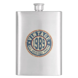 Vintage 1989 All Original Parts Hip Flask