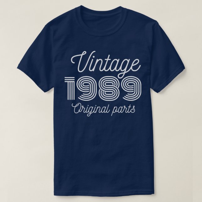 Vintage 1989 T-Shirt (Design Front)