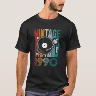 Vintage 1990 Awesome 32 Years Old Retro 32Nd Birth T-Shirt