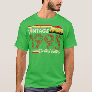 Vintage 1995 Birthday Shirt Limited Edition 1995 B