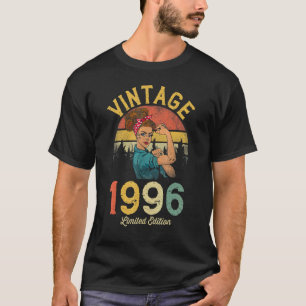 Vintage 1996 Made In 1996 27th Birthday Women 27 Y T-Shirt