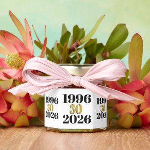 Vintage 1996 Milestone 30th Birthday  Honey Jar Favors