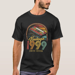 Vintage 1999 Retro Cassette 1999 27th Birthday 27 T-Shirt