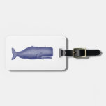 Vintage 19th Century Whale Drawing N Luggage Tag at Zazzle