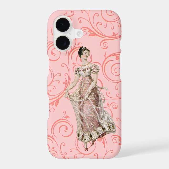 Vintage 19th Century Woman iPhone Case (Back)