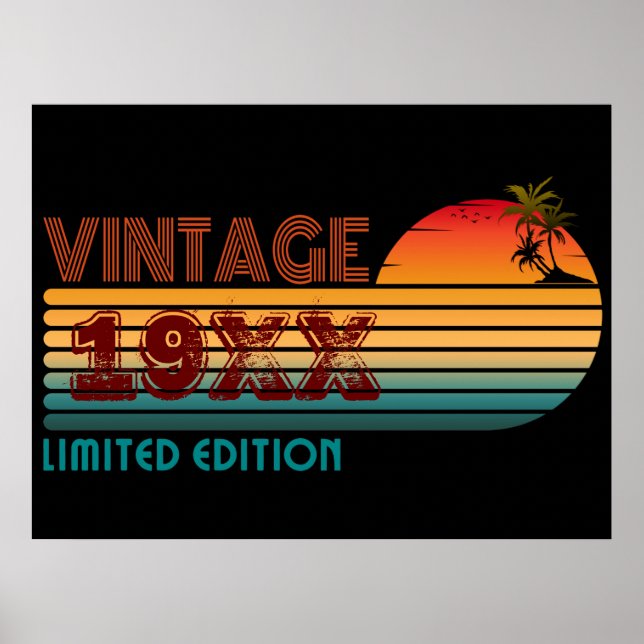 vintage 19XX limited edition  Poster (Front)