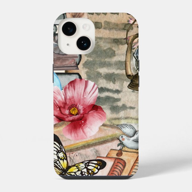 Vintage 1 iphone case (Back)