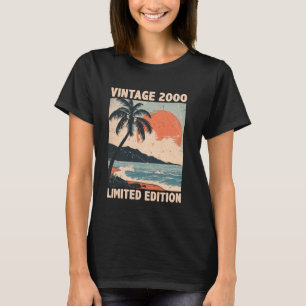 Vintage 2000 25 Years Old - Retro 25th Birthday De T-Shirt