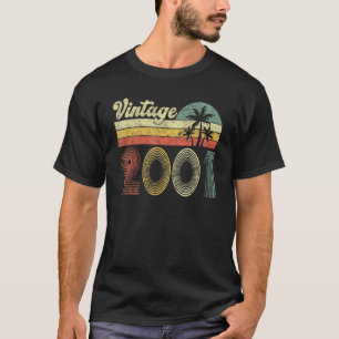 Vintage 2001 Made In 2001 21st Birthday 21 Year Ol T-Shirt