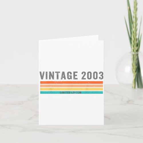 Vintage 2003 Limited Edition - 22nd Birthday Gift 