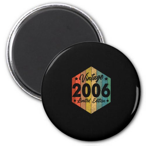 Vintage 2006 Limited Edition 17th Birthday Retro 1 Magnet