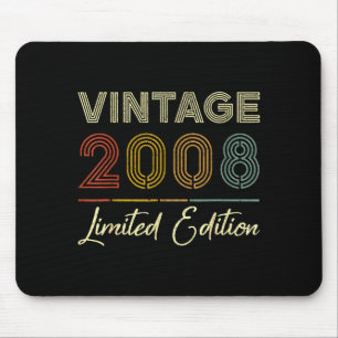 Vintage 2008 Limited Edition 18-year-old 18th Birt Mouse Pad