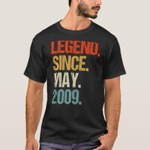 vintage 2009 14th birthday retro 14 years old 1 T-Shirt