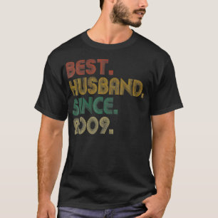 Vintage 2009 Retro 12 Yrs Wedding Anniversary 12th T-Shirt