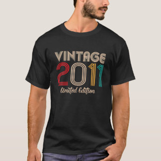 Vintage 2011 Limited Edition 11th Birthday 11 T-Shirt